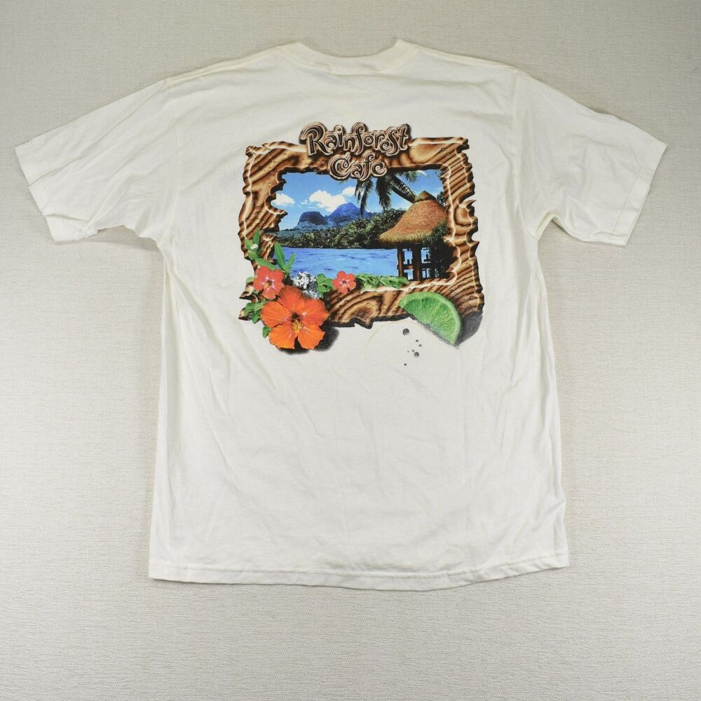Vintage Rainforest Cafe Las Vegas Shirt NWT Medium M Souvenir Graphic Tee
